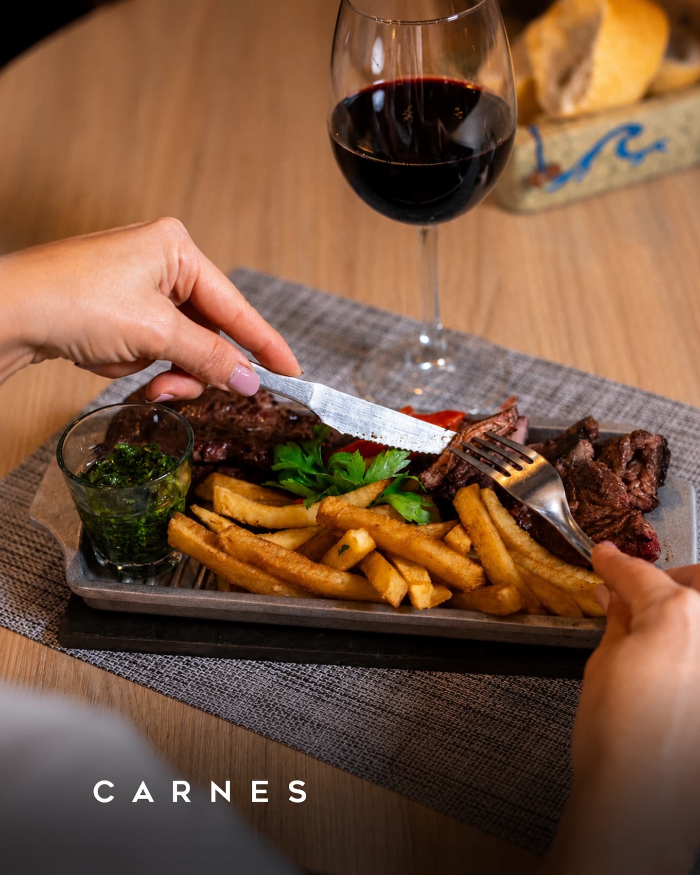 Carnes — un adelanto de la carta del restaurante